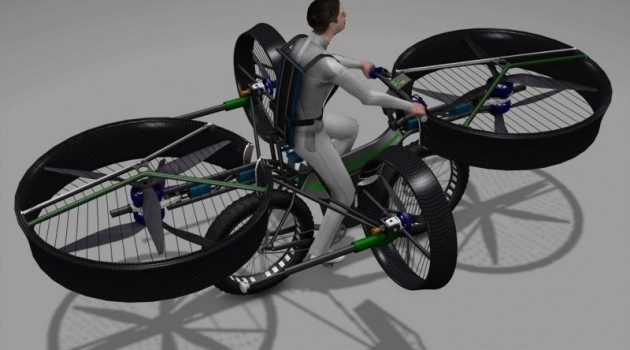 La bicicleta voladora, el nuevo invento para transporte