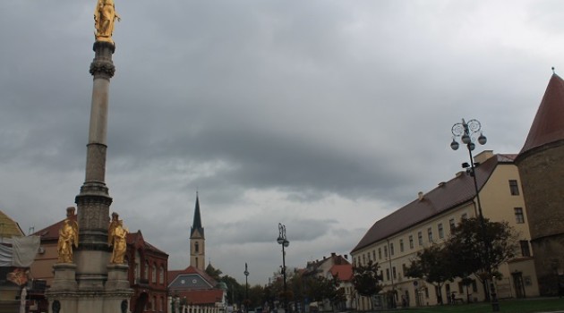 Zagreb bajo la lluvia
