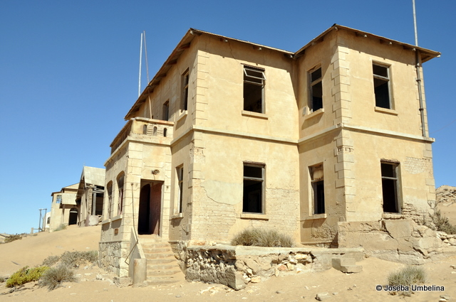 Una de las mansiones de Kolmanskop