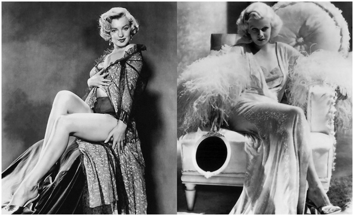 Jean harlow era la actriz más admirada por Marilyn.