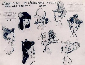 Las "centaurettes" de Fred Moore.