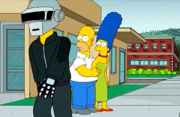 Daft Punk Los Simpsons