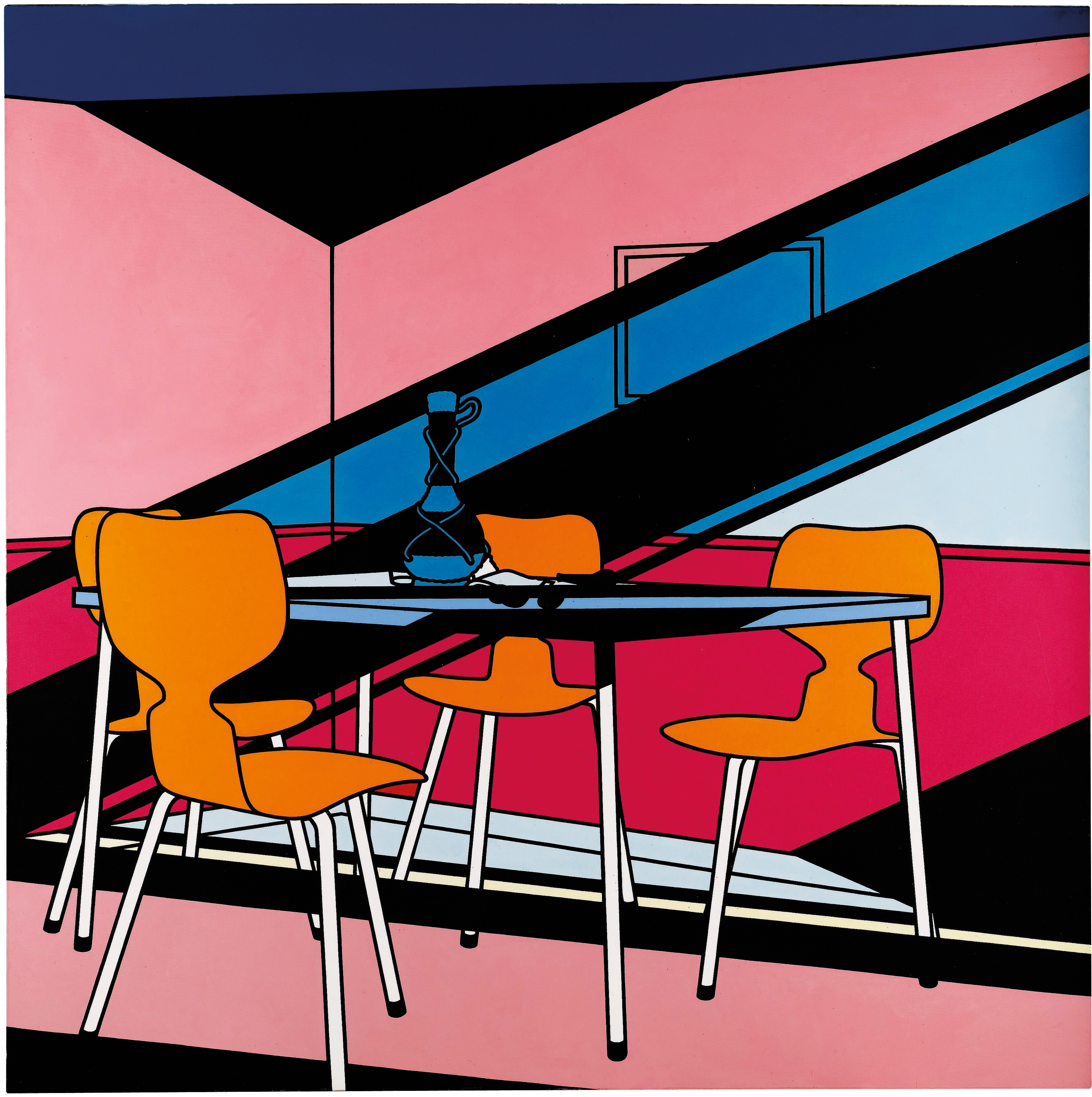 Cafe Interior: Afternoon, 1973. Colección privada. Fuente de imágenes: Tate Gallery