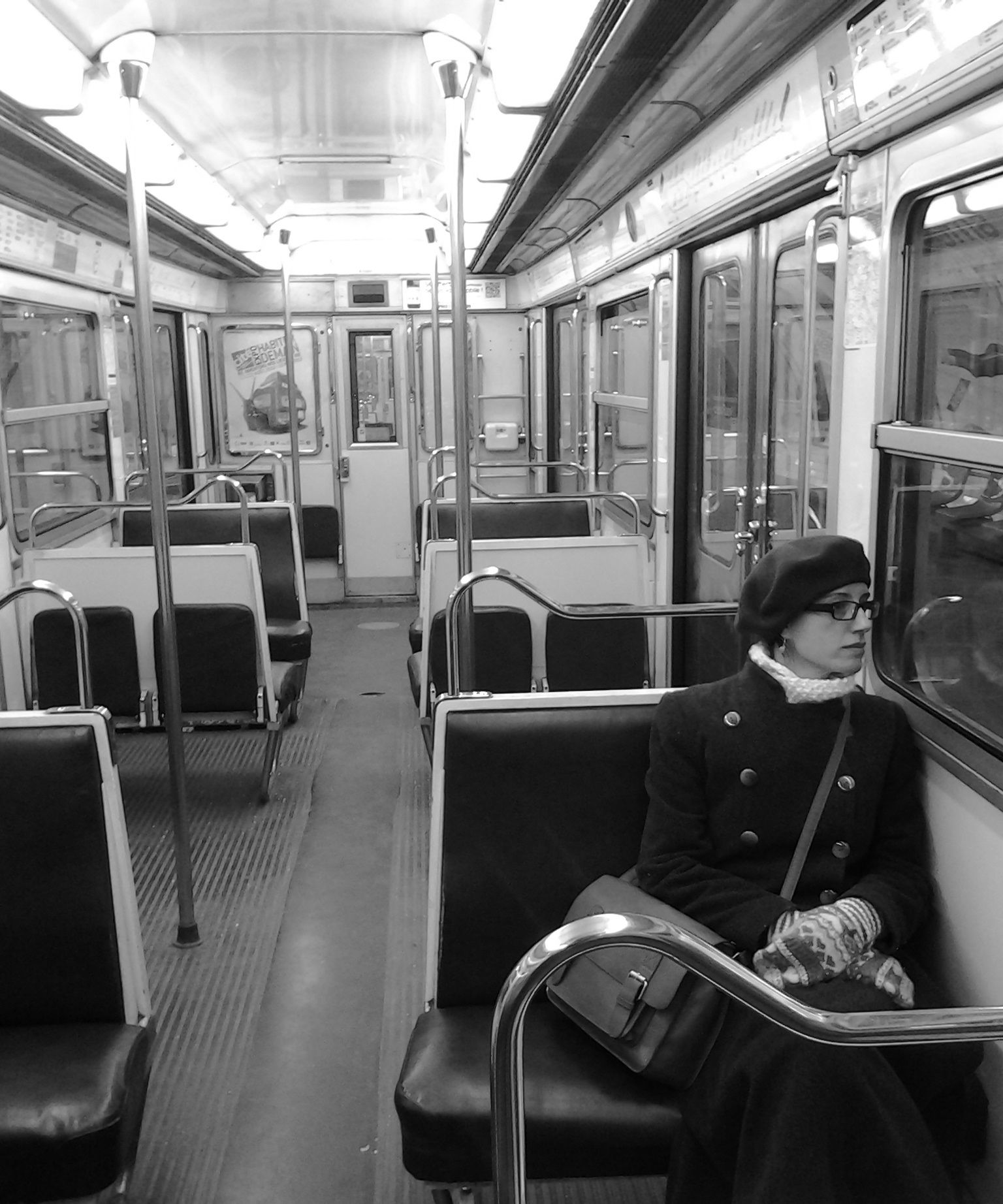 Los domingos por la mañana puedes encontrar el metro casi vacío.