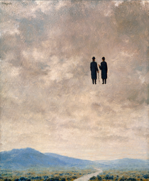 René Magritte. El arte de la conversación, 1963. Colección particular