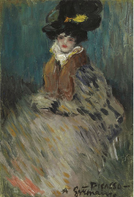 Picasso. Retrato de Germaine Gargallo (1900).