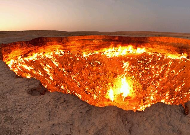 La puerta del infierno - Karakum (Turkmenistán)