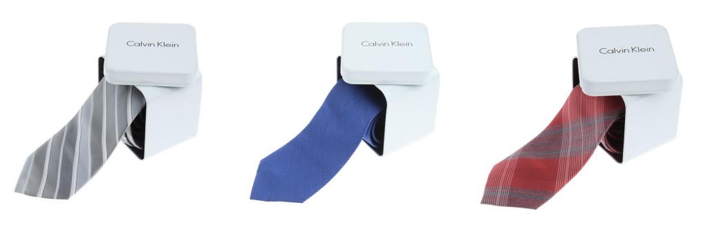 Corbatas Calvin Klein.