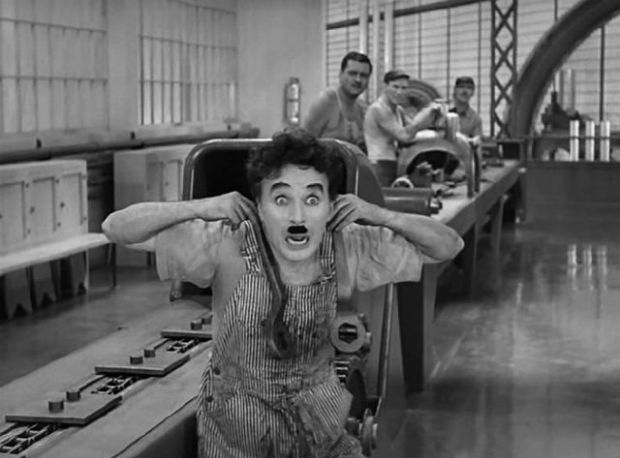 'Tiempos modernos', Charles Chaplin